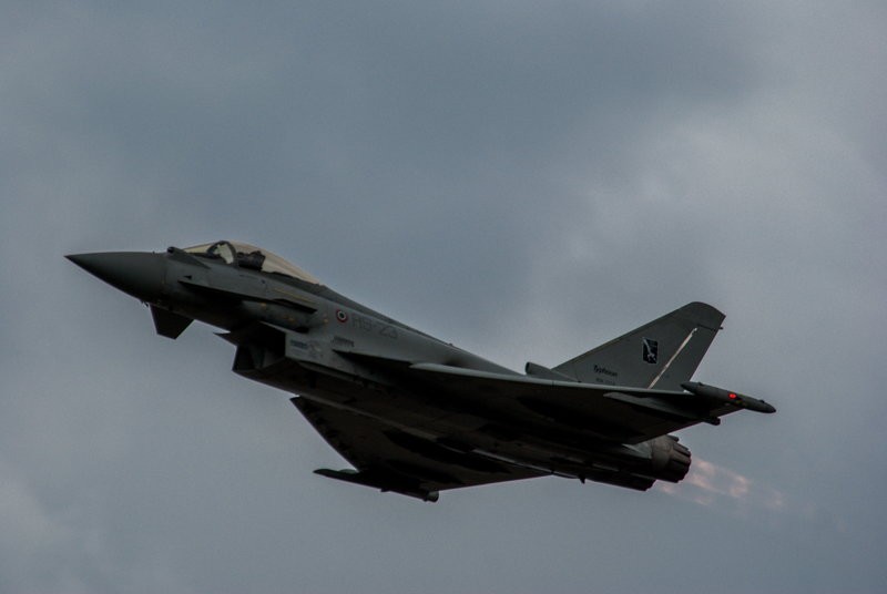 Eurofighter na pokazach Air Show w Radomiu