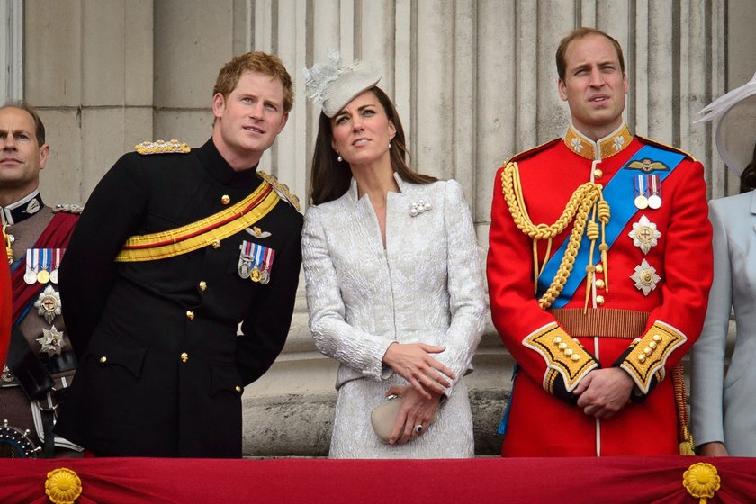 Harry, Kate i William