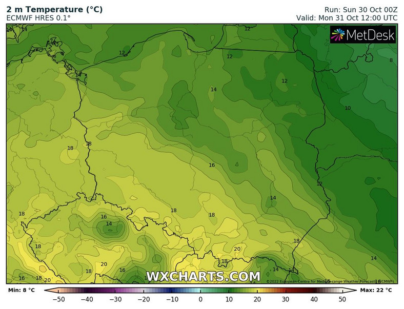 Temperatura będzie mocno zróżnicowana