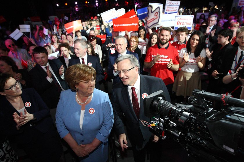 Anna Komorowska i Bronisław Komorowski