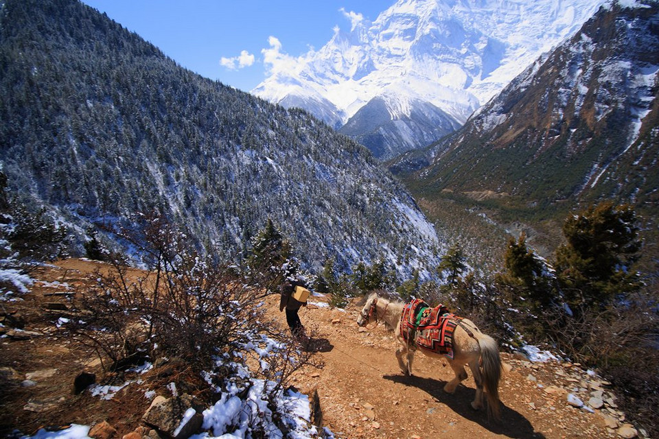 Annapurna - wejście w wysokie góry