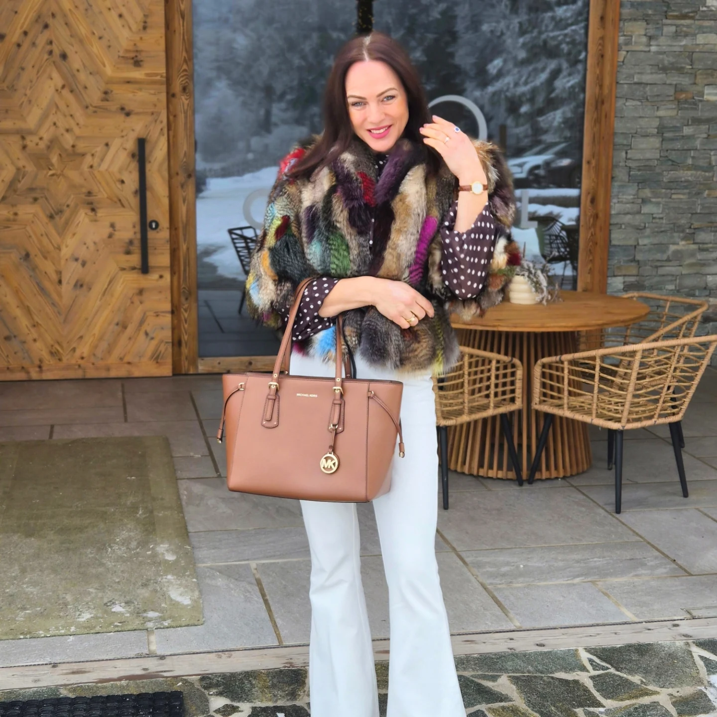 Bývalá moderátorka Adriana Kneissl. 