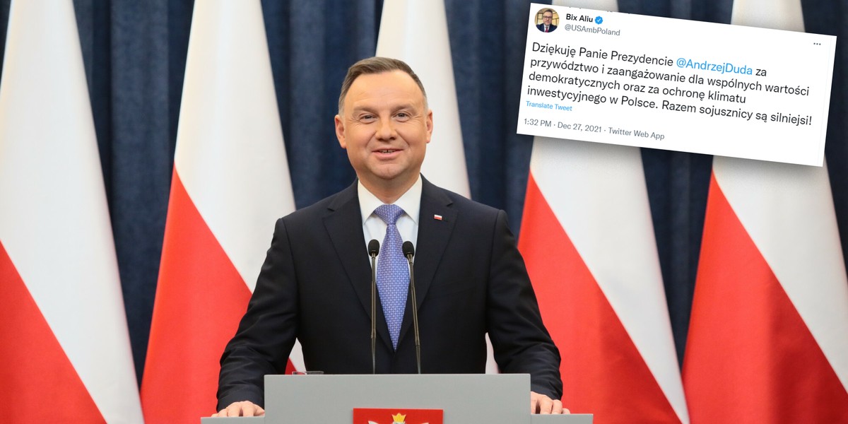 Prezydent zawetował lex TVN, ambasada jest zadowolona.