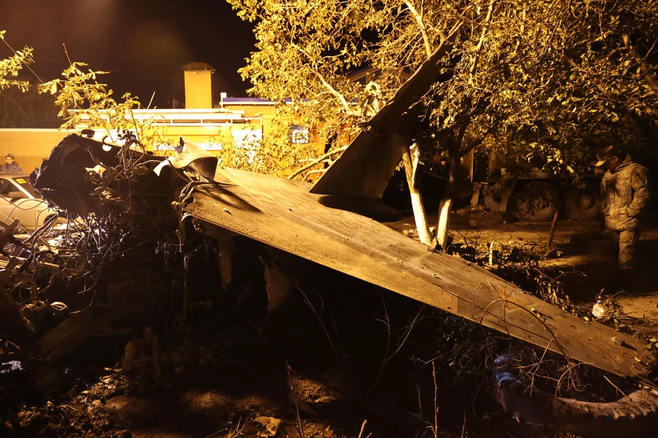 Pad vojnog aviona u Jejsku, Rusija