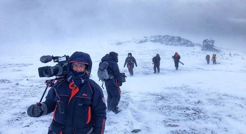 Brian Weed poses while trekking through the Ural Mountains of Siberia in 2019.Courtesy of Brian Weed