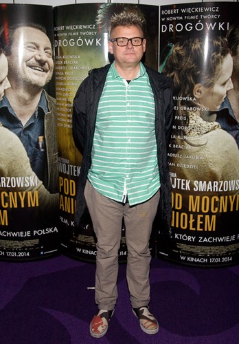 Kazik Staszewski na premierze filmu 'Pod Mocnym Aniołem'