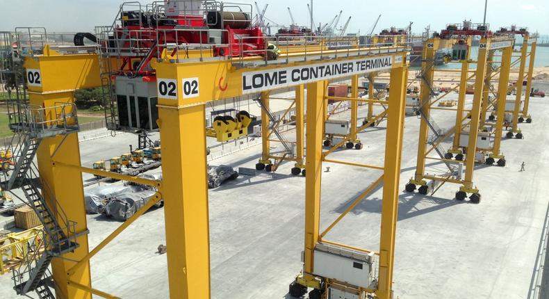 Konecranes at lome port Togo (Konecranes)