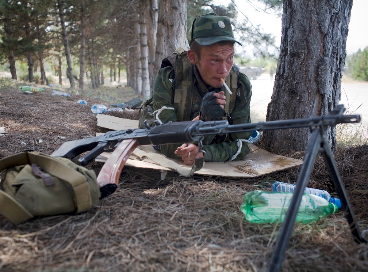 Fotoreporter DZIENNIKA widział Rosjan w drodze na Tbilisi