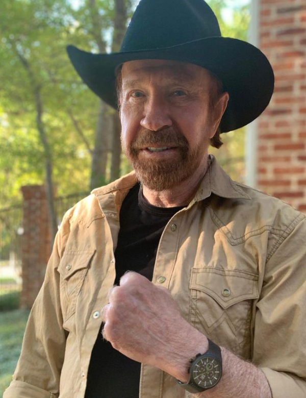 Americký herec Chuck Norris.