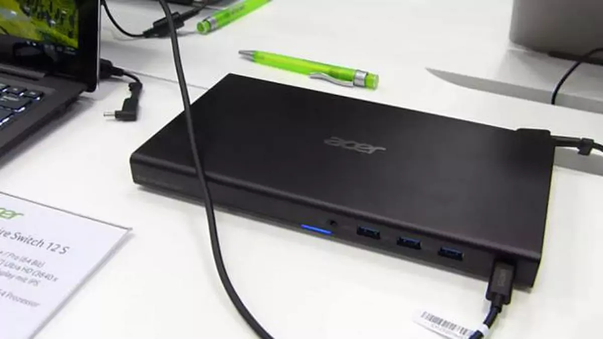 Acer Graphics Dock - mała stacja dokująca z kartą graficzną (wideo)