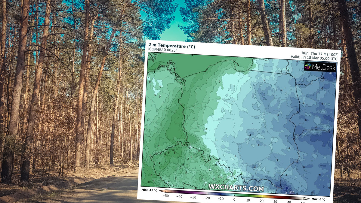 Prognoza pogody na czwartek, 17 marca. Słonecznie i sucho, z małym wyjątkiem