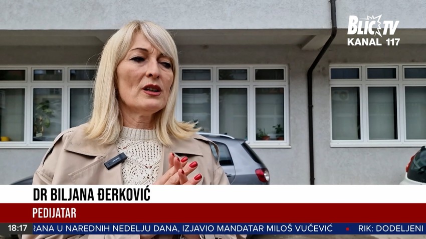 pedijatar dr Biljana Đerković