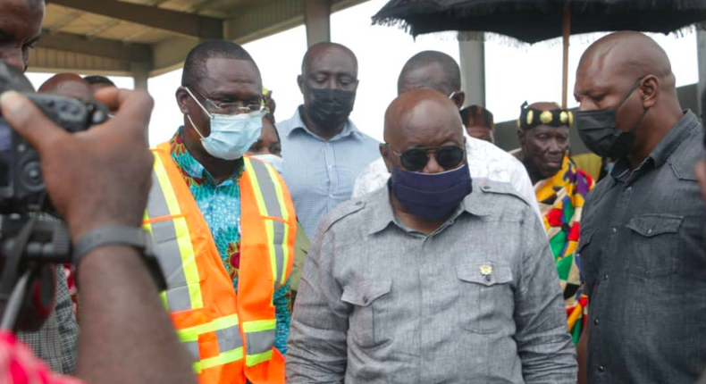 President Akufo-Addo inspects IRECOP project in Oti Region