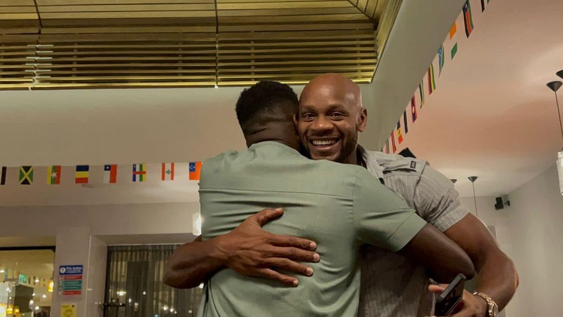Asafa Powell: The former fastest man in the world meets Asamoah Gyan