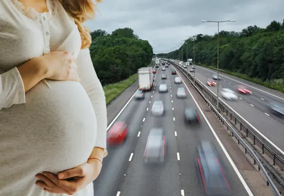 Ciężarna jechała pasem dla co najmniej dwóch pasażerów. Powiedziała, że jest nim płód