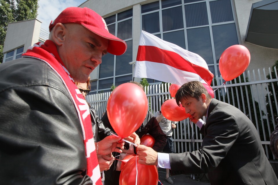 Protestowali w obronie Poczobuta