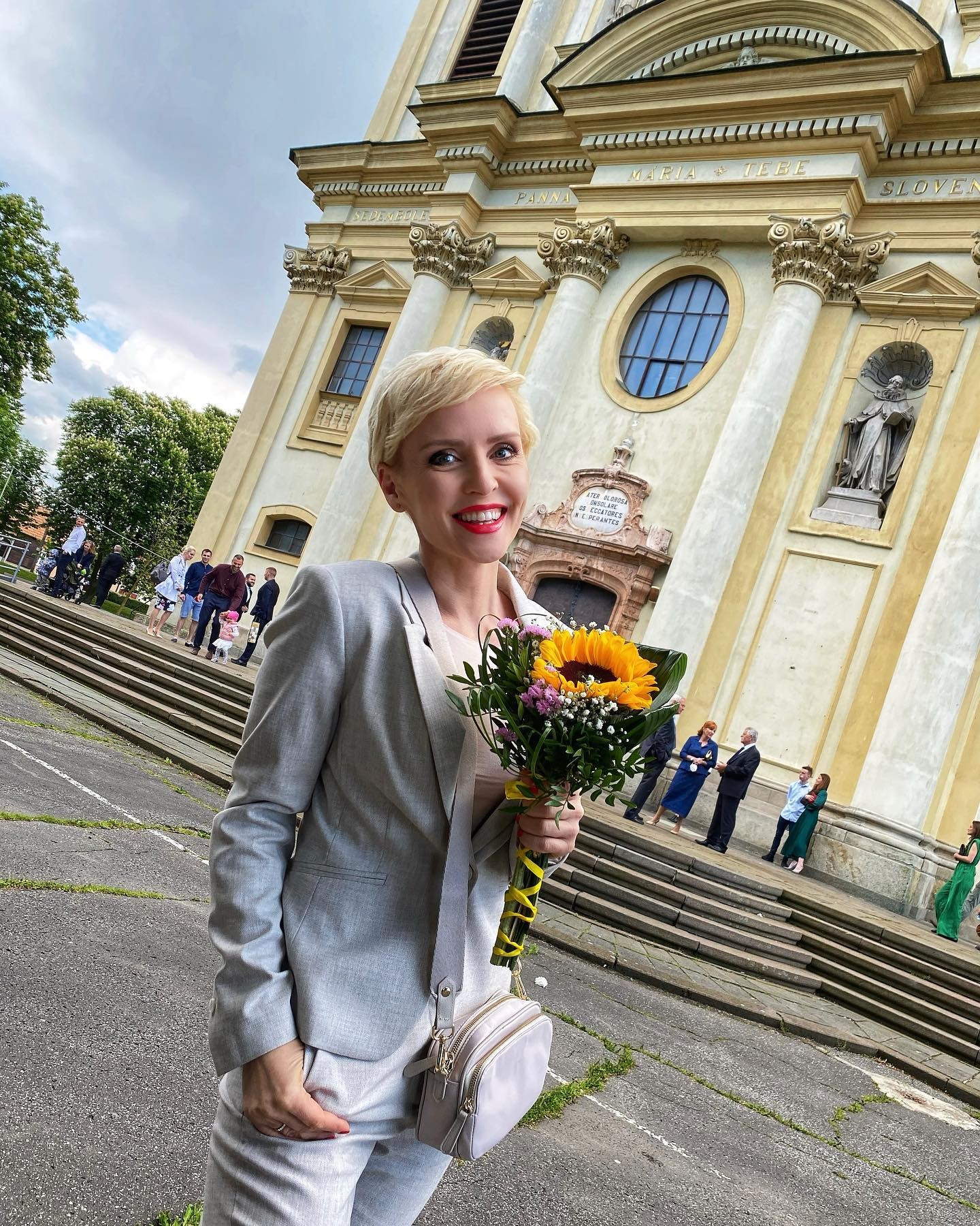 Moderátorka Kvetka Horváthová. 