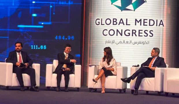 Savetnica za medije Predsednika Srbije Suzana Vasiljevic na Globalnom media forumu u Abu Dabiju