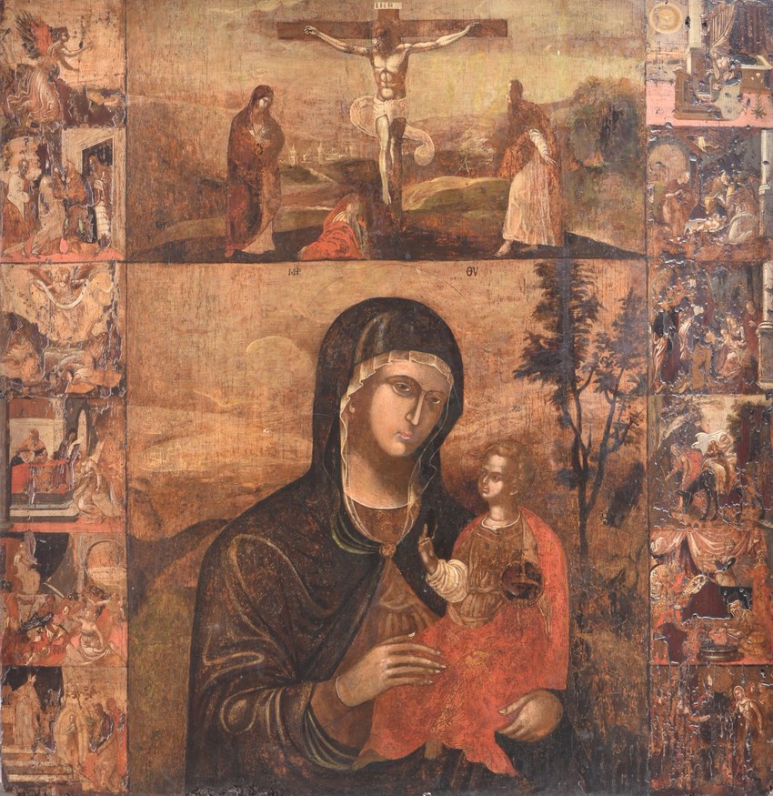 El Greko, Bogorodica utešiteljka, Eparhija dalmatinska SPC