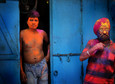 epa06571940_2 - epaselect INDIA HOLI FESTIVAL (People celebrate Holi festival in Kolkata)