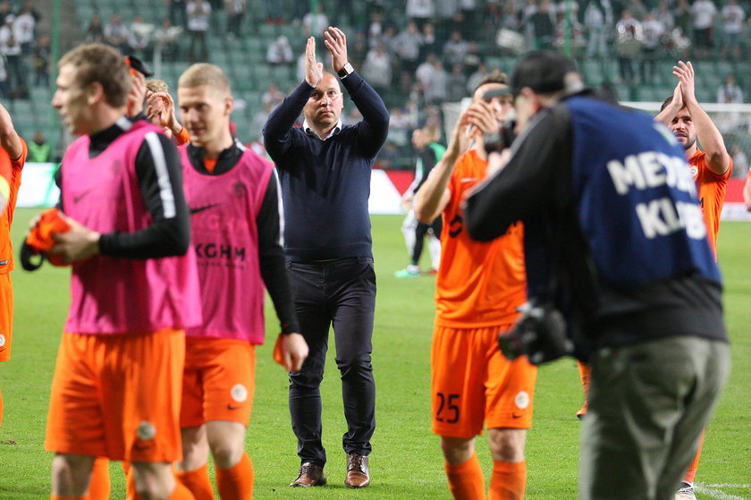 Pilka nozna. Ekstraklasa. Legia Warszawa - Zaglebie Lubin. 14.04.2018