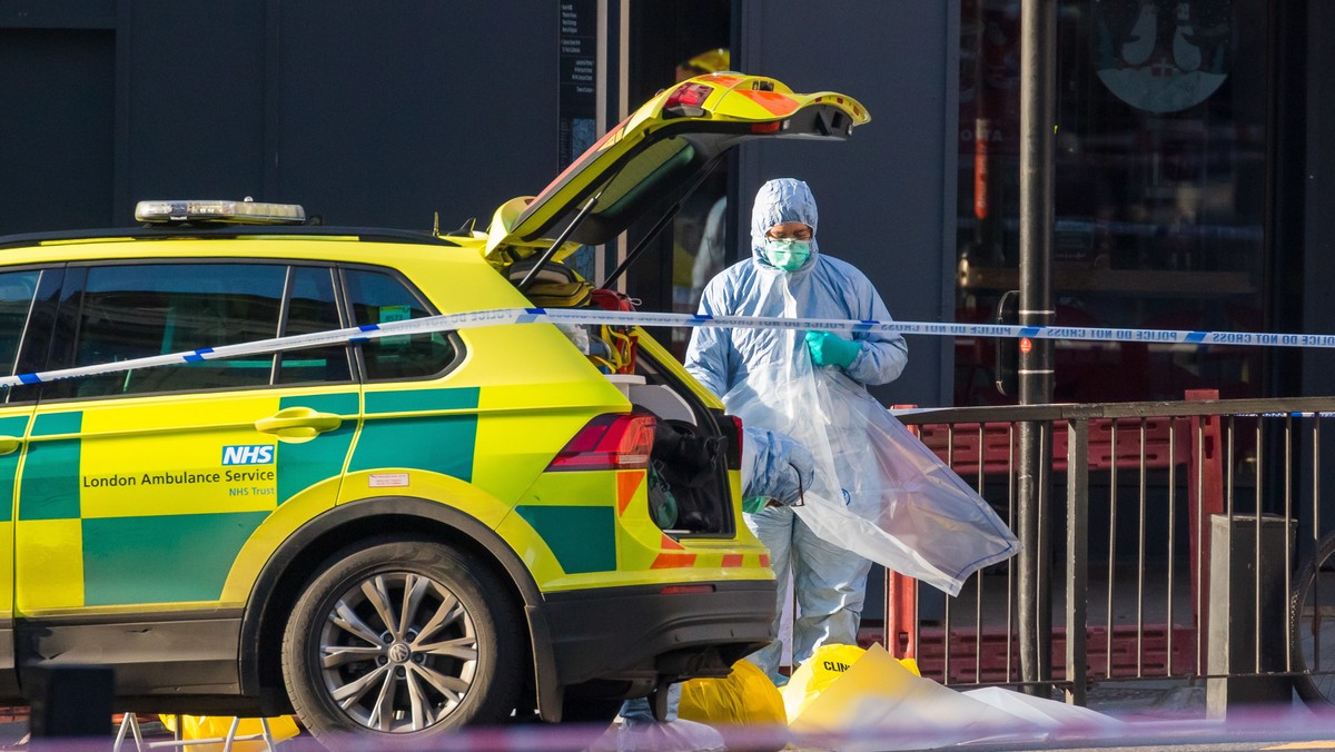 Zdjęcie z miejsca ataku na London Bridge