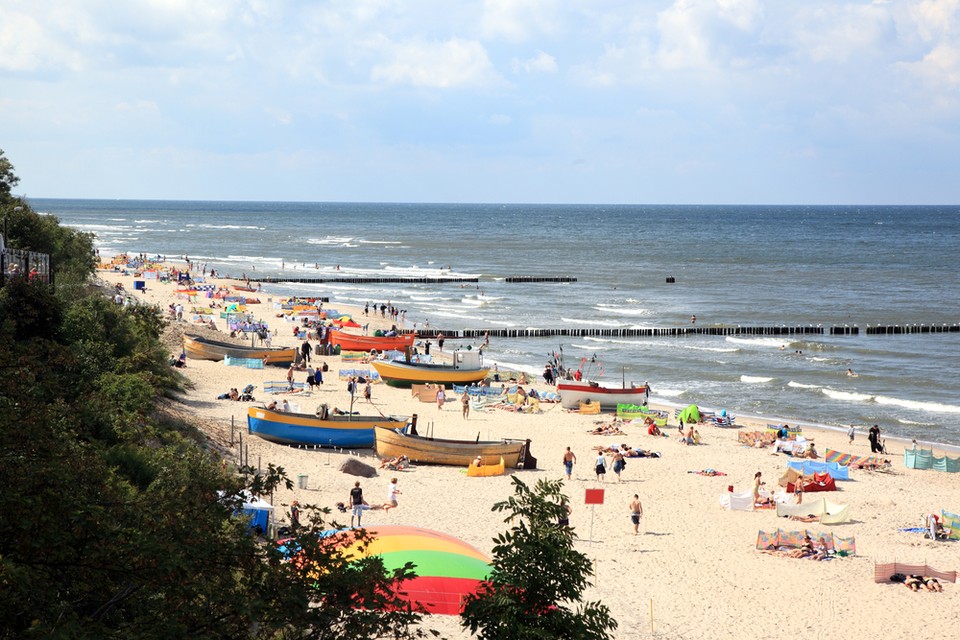 Балтійське море. Піщані пляжі та мандрівні дюни