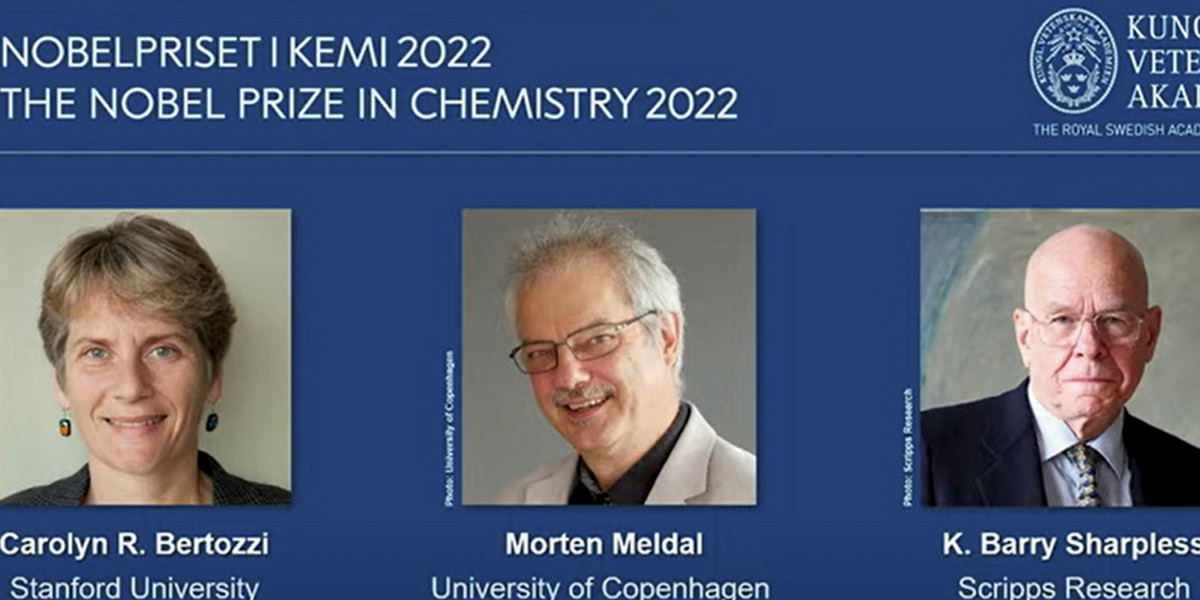 Nagroda Nobla 2022 z chemii przyznana. Wśród nagrodzonych kobieta