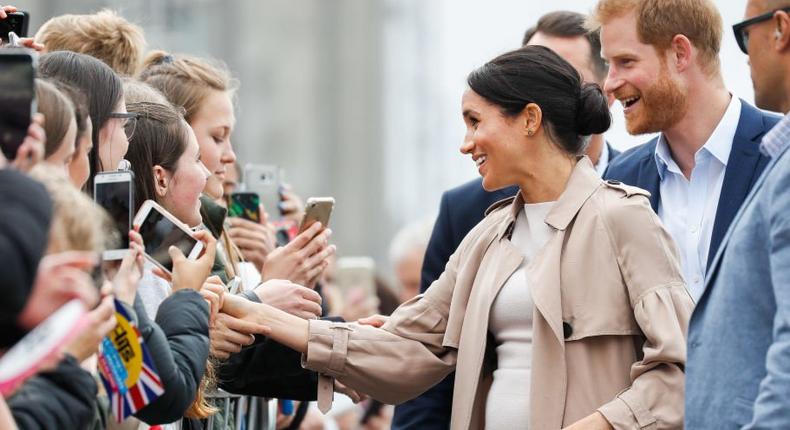 meghan markle baby bump