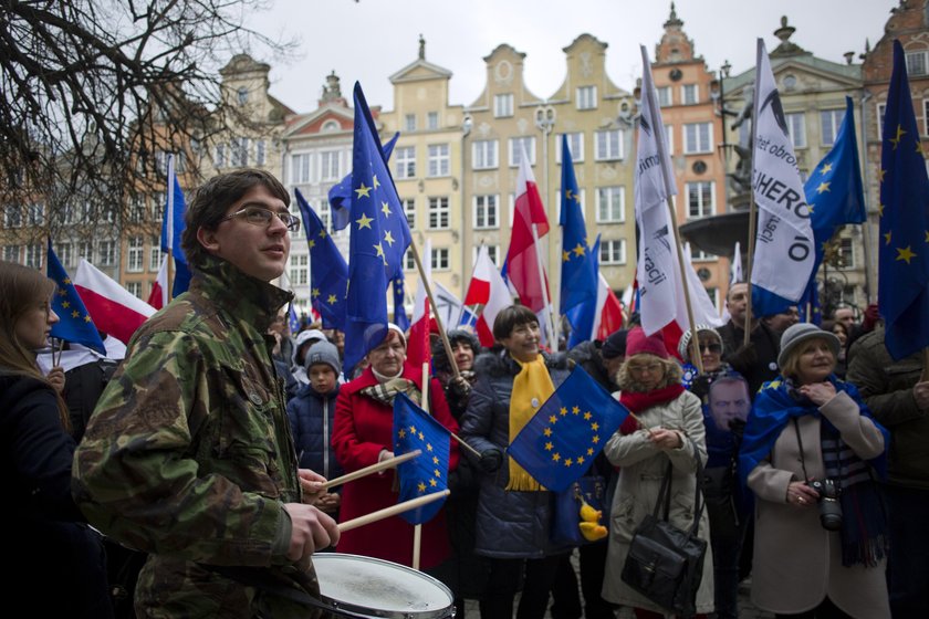 Wiec poparcia dla Donalda Tuska