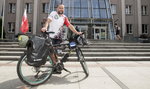 Waldemar Malina pojechał na rowerze do Czeczenii
