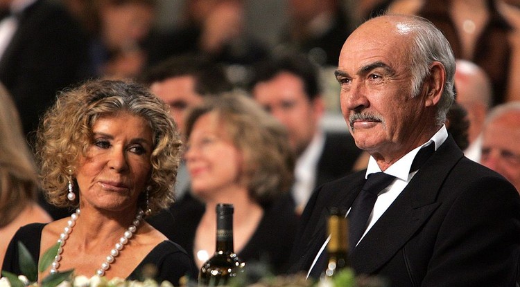 Micheline Roquebrune és Sean Connery egy 2006-os díjátadón.