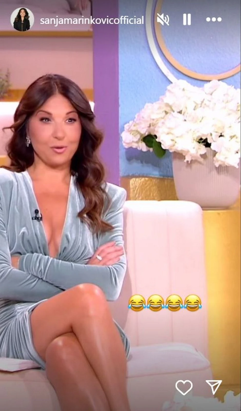 Sanja Marinković i glumac Enis Bešlagić