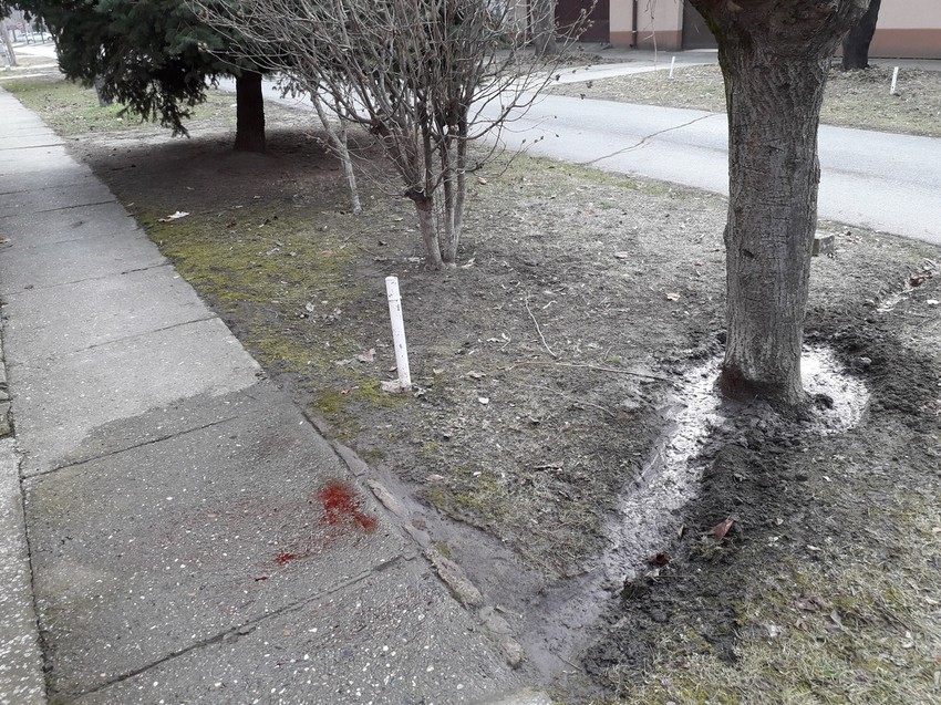 Na licu mesta ostali su vidljivi tragovi krvi