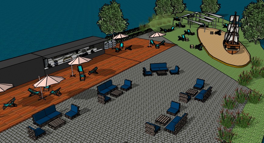 Port Węglowy to projekt rozpisany na kilka lat, ale Beach Bar rozpocznie działalność jeszcze tej wiosny.