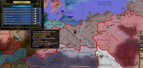 Screen z gry "Europa Universalis III: Heir to the Throne"