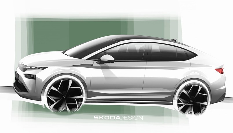 Nowa Skoda Enyaq coupe