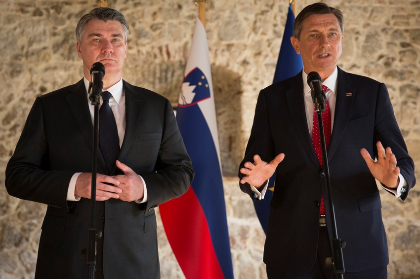 Zoran Milanović i Borut Pahor 