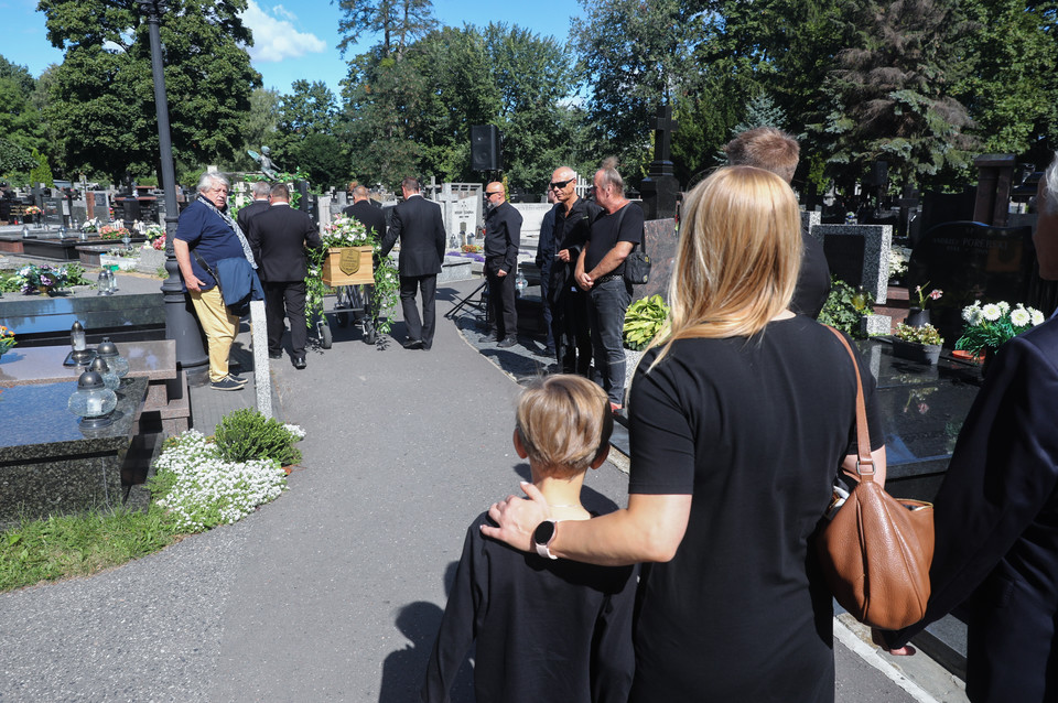 Uroczystości pogrzebowe perkusisty Piotra Szkudelskiego