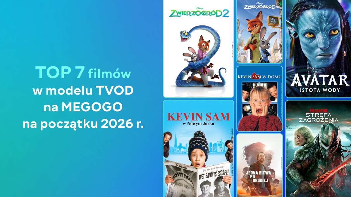 TOP 7 filmów na MEGOGO na początku 2026 roku