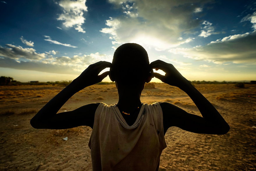 Kenia - podczas zaćmienia Słońca