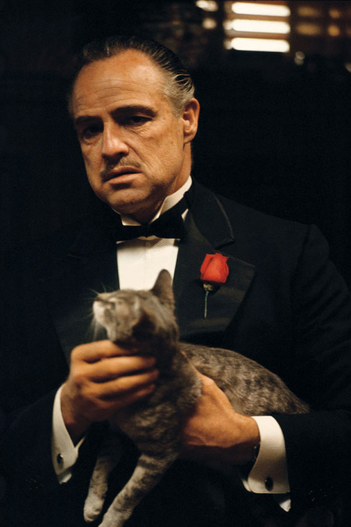 Marlon Brando jako Don Vito Corleone w filmie "Ojciec chrzestny"