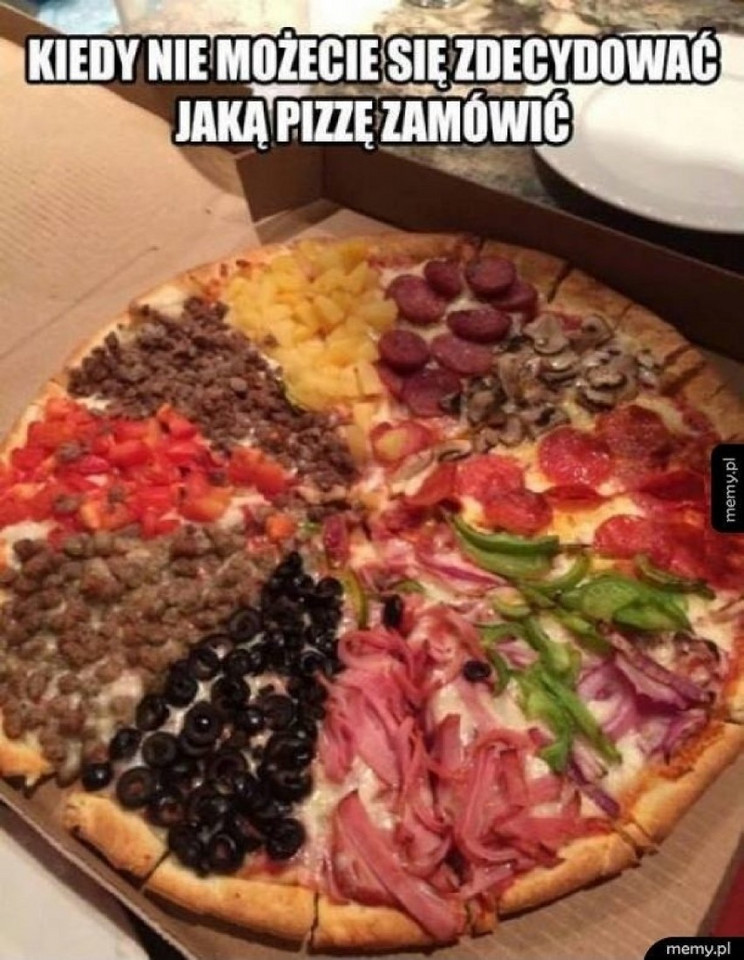 Najlepsze memy o pizzy