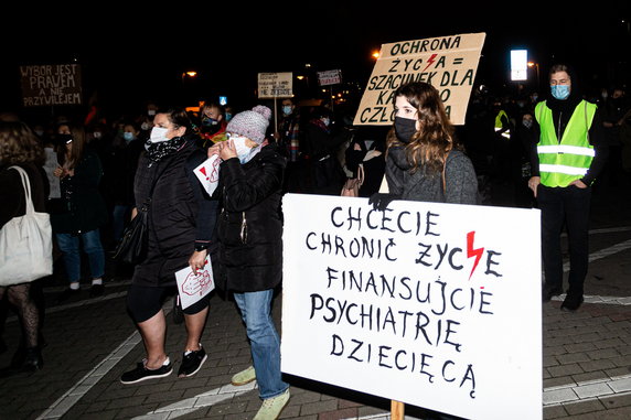 Wrocław. Szesnasty dzień protestów po wyroku TK ws. aborcji