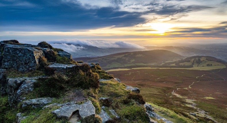 Stones in the Welsh mountain range of Brecon Beacons.Michael Roberts/Getty Images