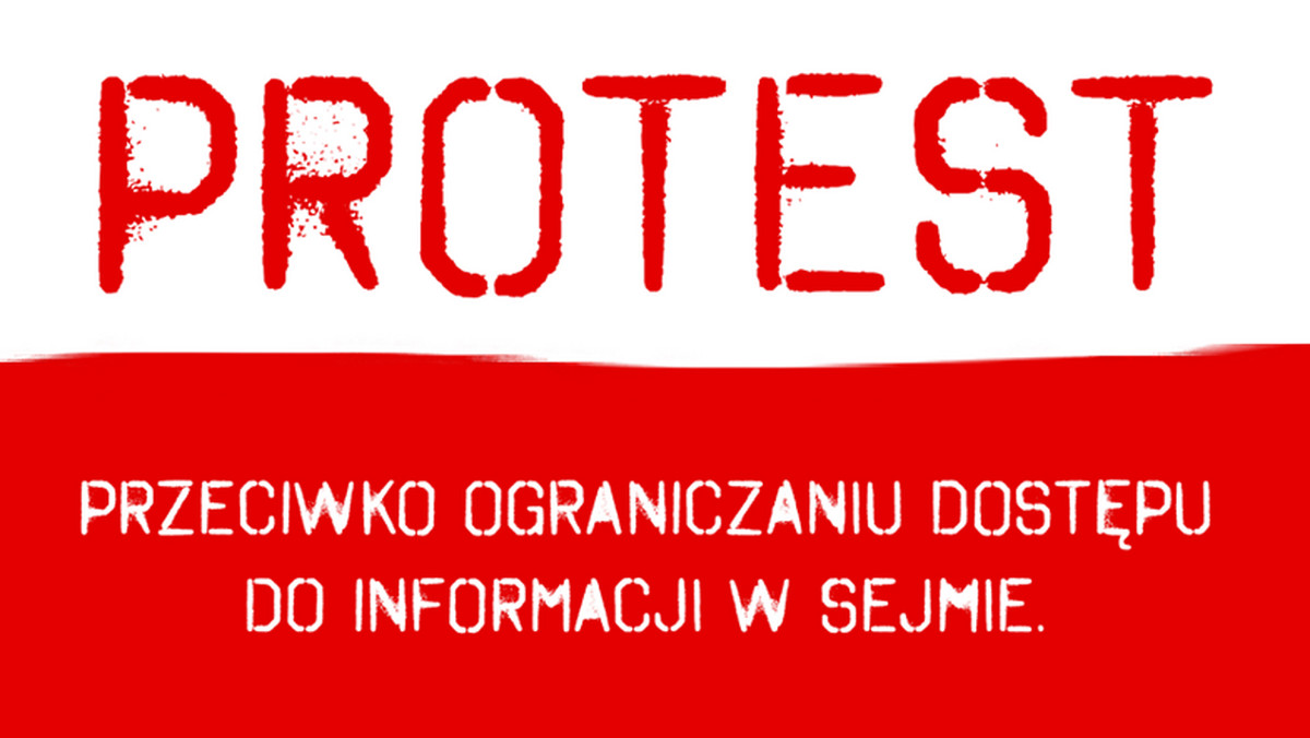 protest dziennikarzy plik PNG