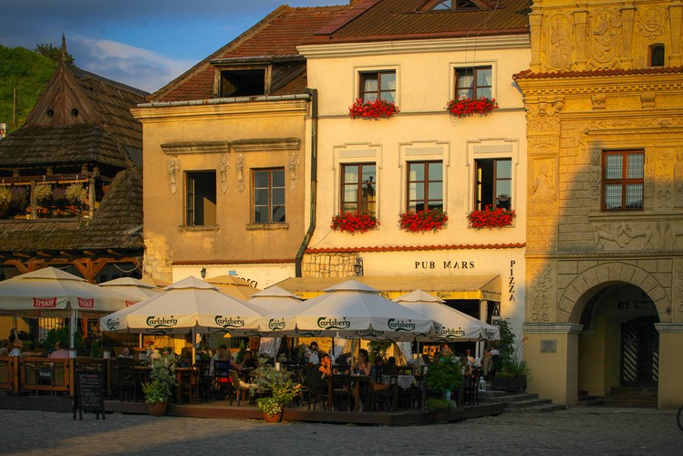 Piękny Kazimierz Dolny nad Wisłą