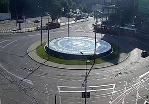 Prazna Slavija za Prvi maj