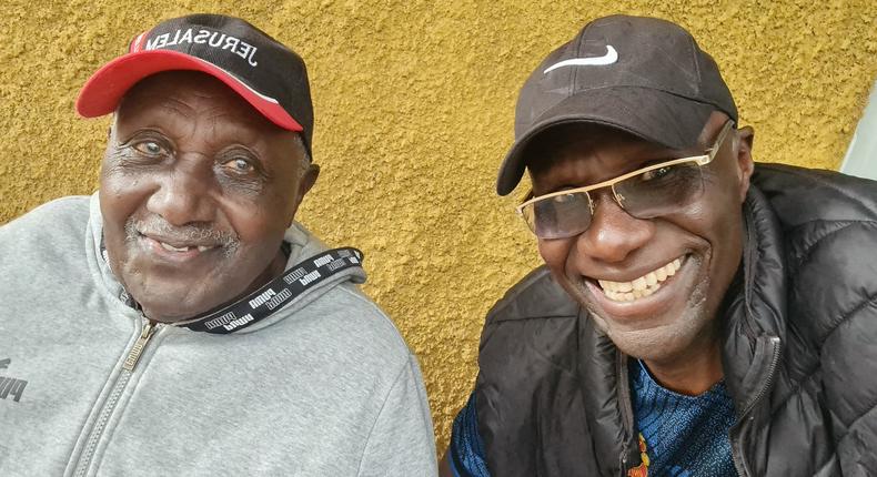 Radio Citizen’s Fred Obachi Machoka celebrates his father as he turns 99 [Photo]