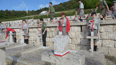 Weterani Armii Andersa wraz z delegacją państwową odwiedzą Monte Cassino